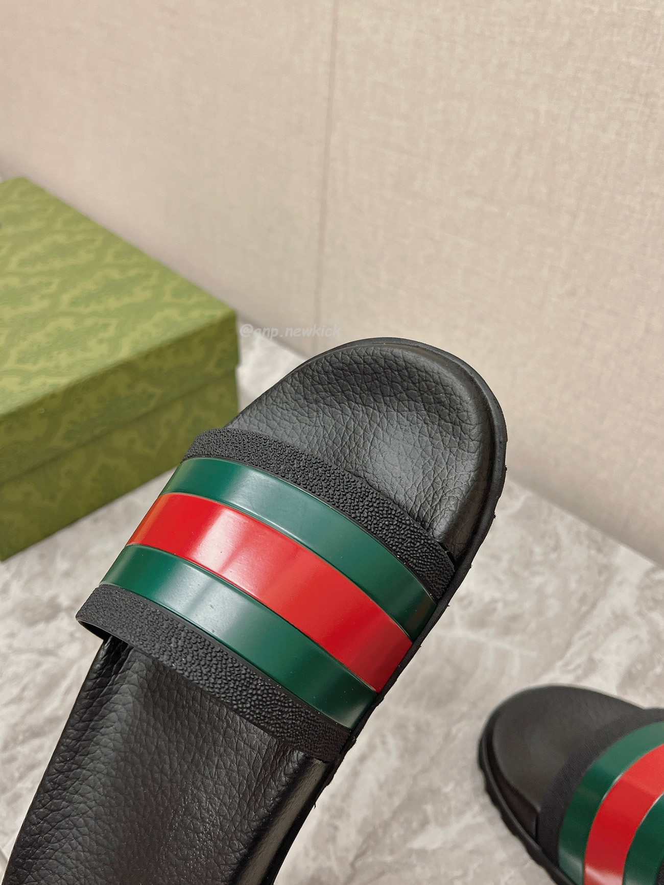 Gucci Mens Woven Leather Sandals 429469 Gib10 1098 (11) - newkick.org